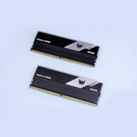 宏碁掠夺者（PREDATOR）32G(16G×2)套装 DDR5 6000频率 台式机内存条 Vesta II 炫光星舰RGB灯条(C30) 石耀黑