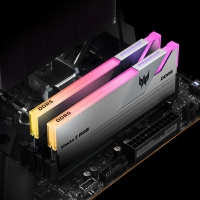 宏碁掠夺者（PREDATOR）炫光星舰 6400 32G(16G×2) DDR5银色内存 A-die超频颗粒 电竞游戏高频RGB灯条 内存条批发 
