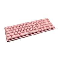 西部猎人 V400W 青轴（粉色） 68键三模超薄矮轴机械键盘 云南键盘批发