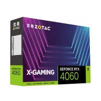 索泰（ZOTAC）RTX4060 8GB X-GAMING OC TWIN 台式机电 电竞炫彩显卡  云南显卡批发