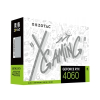 索泰（ZOTAC）RTX4060 8G X-GAMING OC欧泊白 台式机电脑显卡 索泰显卡批发