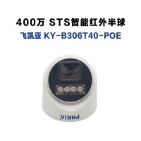 飞凯亚摄像头 KY-B306T40-POE 4MM 400万 STS智能红外半球