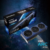 英特尔 Intel Arc A750 TITAN OC 8GD6-HWA 三风扇高端独立显卡 显卡批发