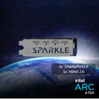 英特尔显卡 SPARKLE A750 8GD6-HMA(双风扇)HDMI+DP*3 昆明显卡批发