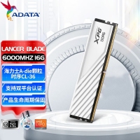 威刚(ADATA) XPG 威龙BLADE 6000 16G DDR5（釉白）马甲条 海力士A代颗粒 台式机内存