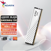 威刚(ADATA) XPG 威龙BLADE 6400 16G DDR5（釉白）大马甲 海力士A代颗粒 台式机内存