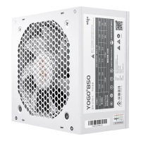 爱国者（aigo) YOGO850 直出线【额定700W】 白色 电脑开关电源 品质电容/宽幅设计/不虚标