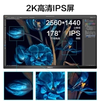 飞利浦（PHILIPS）24E1N5500E 23.8英寸 2K 75Hz IPS sRGB113% 1ms 升降旋转电脑显示器