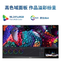 飞利浦（PHILIPS）27E1N5500LB 27英寸 2K 100Hz 低蓝光 旋转升降 电竞游戏 办公显示器