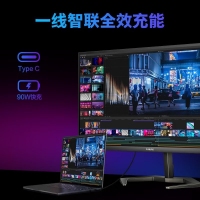 飞利浦（PHILIPS）27M1N5900 27寸电竞显示器 4K 144Hz Type-C 90W IPS游戏直播显示屏