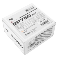 爱国者（aigo） 额定750W EP750 白色 机箱电脑电源（80Plus白牌/主动式PFC/支持背线/大单路12V）