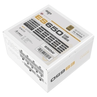 爱国者（aigo）额定650W ES650白色 全模组机箱电脑电源（白色模组线/80plus金牌/双CPU供电/全电压）