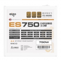 爱国者（aigo）ES750W白色 ATX3.0 台式电脑主机箱电源（原生PCIE5.0/12VHPWR/80plus金牌/全模组/40系显卡）
