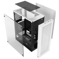 爱国者（aigo）T18 亚克力全侧透 台式游戏办公电脑机箱 【支持ATX主板/240冷排/8风扇位/细网孔设计】