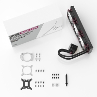 爱国者（aigo）冰魄CP Performance 360黑色 1600W色5V幻彩ARGB版 一体式CPU水冷散热器