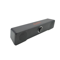 爱国心音箱 T03 桌面有线音响 双喇叭HIFI重低音炮电脑音箱
