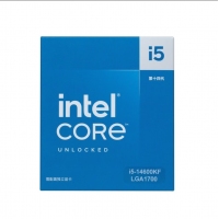 英特尔(Intel) i5-14600KF 酷睿14代处理器 14核20线程 睿频至高可达5.3Ghz 24M三级缓存盒装CPU