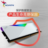 威刚(ADATA)XPG龙耀D500G 32GB(16GBX2)套装 DDR5 8000 (白色) 台式机内存条