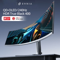 飞利浦 49M2C8900 49寸 QD-OLED双2K显示器 240HZ G-SYNC TypeC曲面带鱼屏