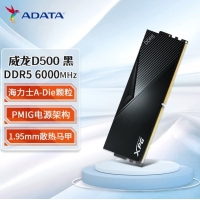 威刚（ADATA）威龙 D500黑 6000 16G LANCER 内存条DDR5 XMP3.0高频电脑台式机内存条