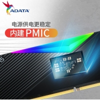 威刚(ADATA)XPG龙耀D500G 64GB(32GBX2) DDR5 6000 黑色彩包套装 C30海力士A die内存