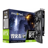 索泰（ZOTAC） RTX3050 6G D6 毁灭者 电脑游戏/电竞显卡 台式机独立显卡