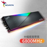 威刚(ADATA)XPG D500G 32G(16G*2) 6800 DDR5 DW500G (釉白) RGB 台式机内存条