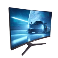 今日特价 卓兴玩家 ZR272+ 27寸 曲面无边框显示器 2K 165HZ 升降旋转 呼吸氛围灯效 电竞办公屏