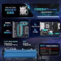 华硕（ASUS）PRIME B840M-A 主板 CPU 7800X3D/9800X3D/9600X( socket AM5)